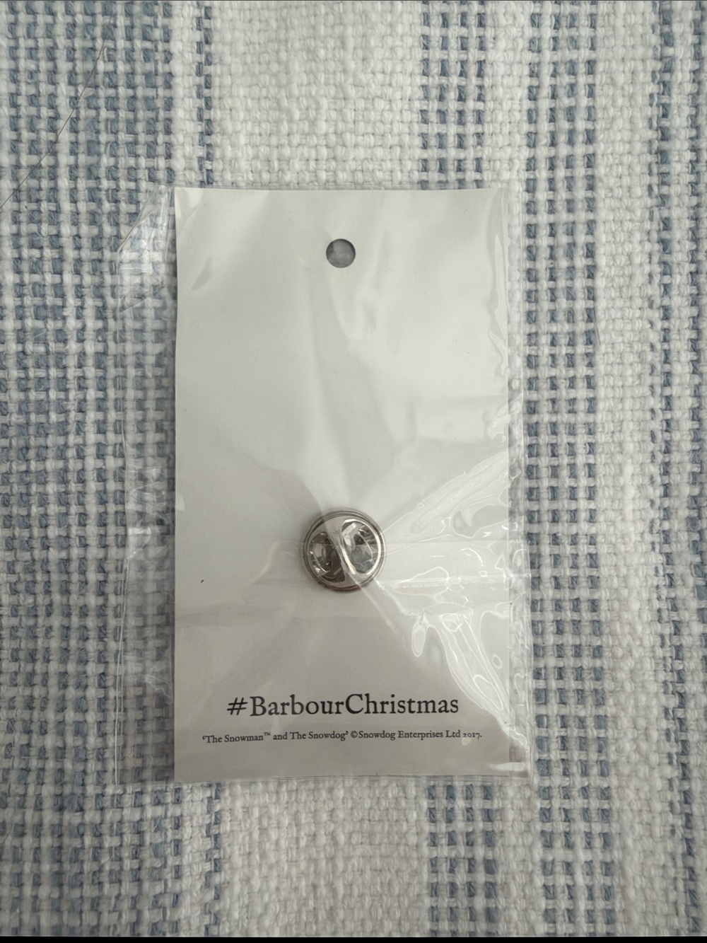 Barbour Snowman Pin - Picture 2 of 2